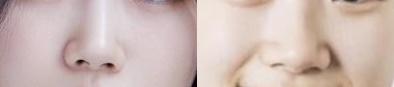 カズハの鼻を画像比較